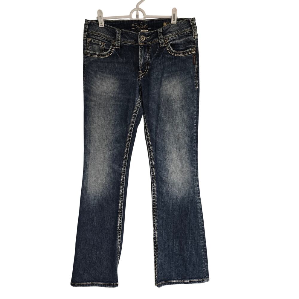 Women's Silver "Suki Bootcut" Medium Wash Denim Jeans | Size 31 - Picture 1 of 12